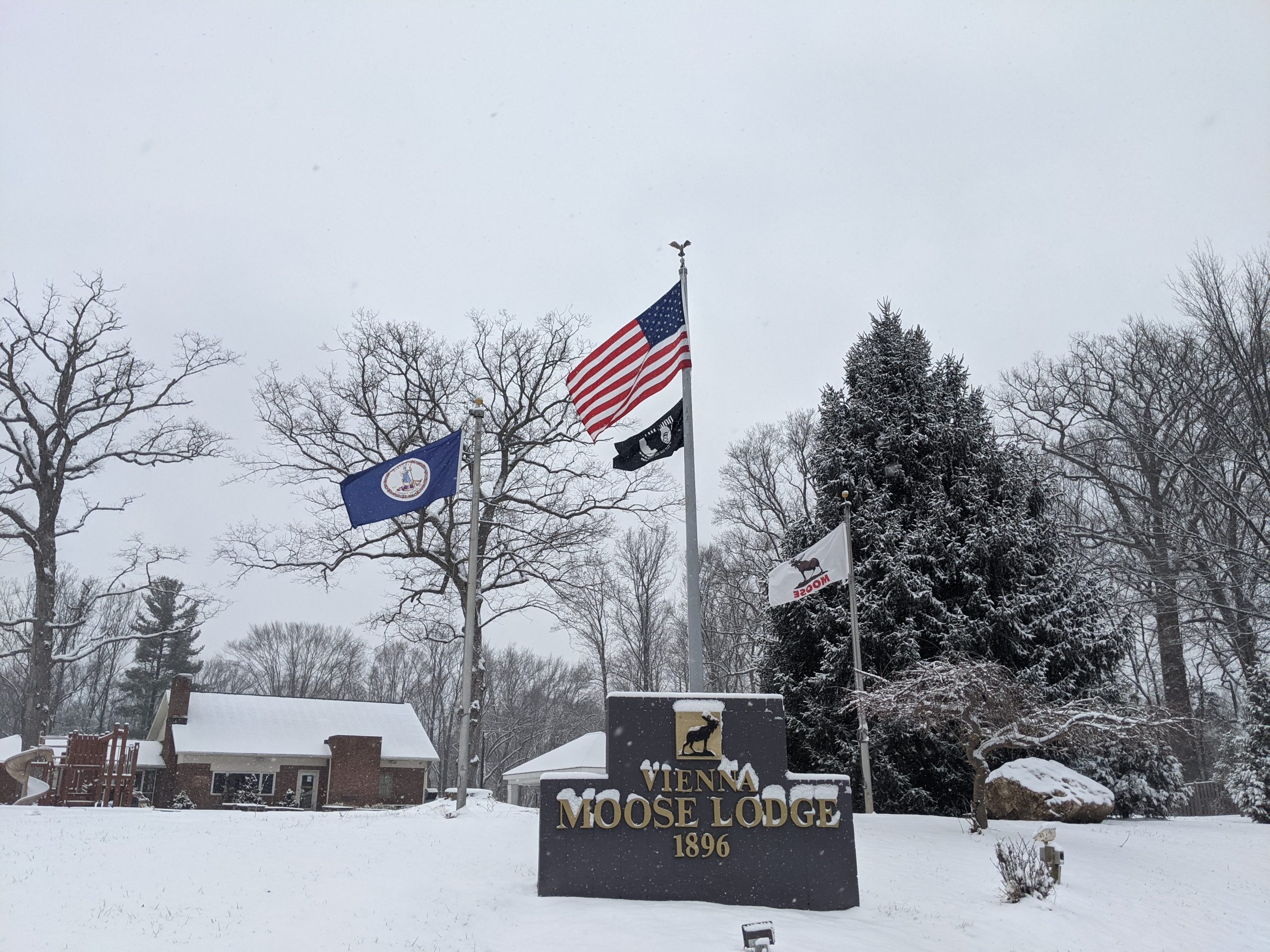 Winter at the Vienna Moose Lodge
