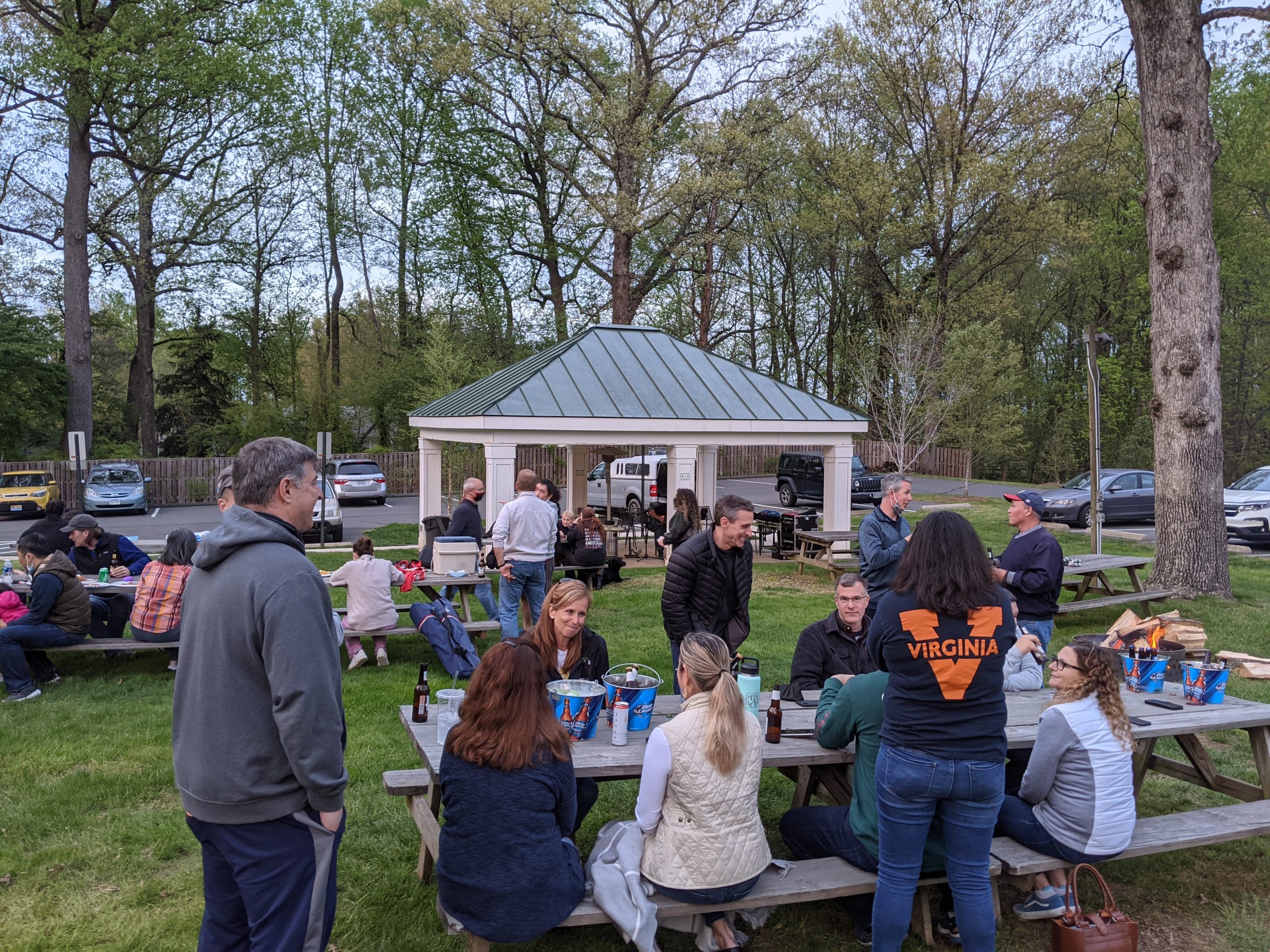 Members gather for a fall concert