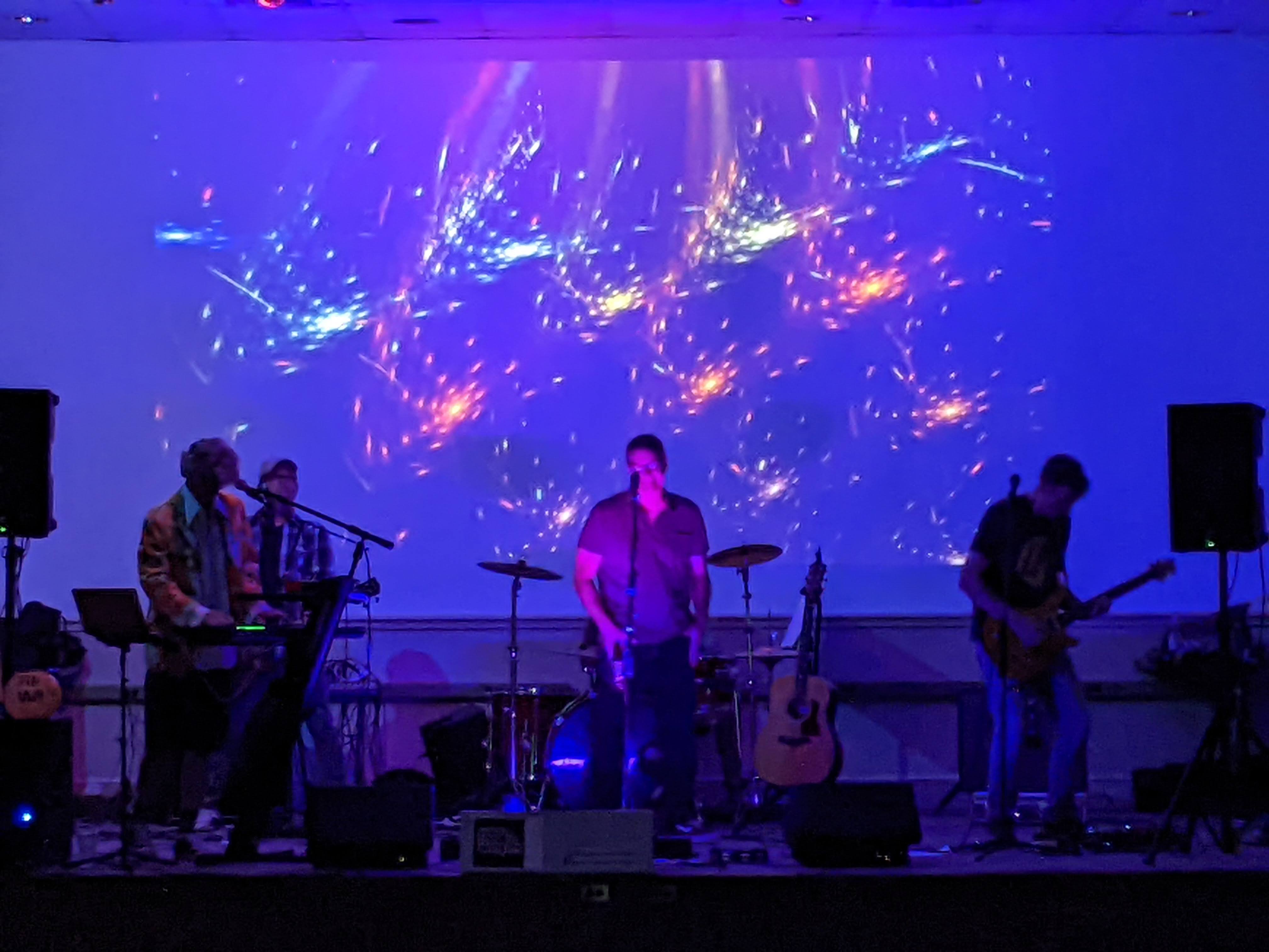 Live band performing at Vienna Moose Lodge
